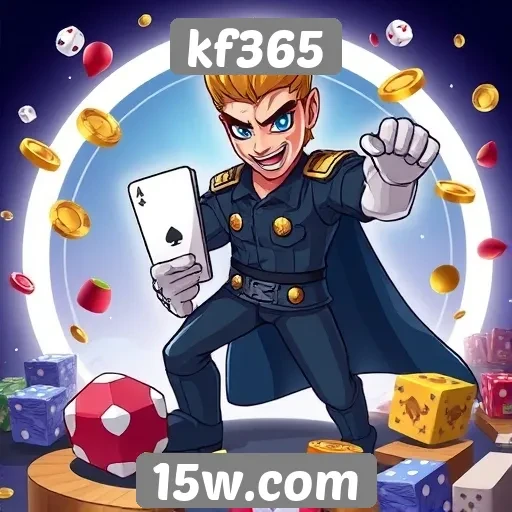 Diversidade de jogos disponíveis em kf365